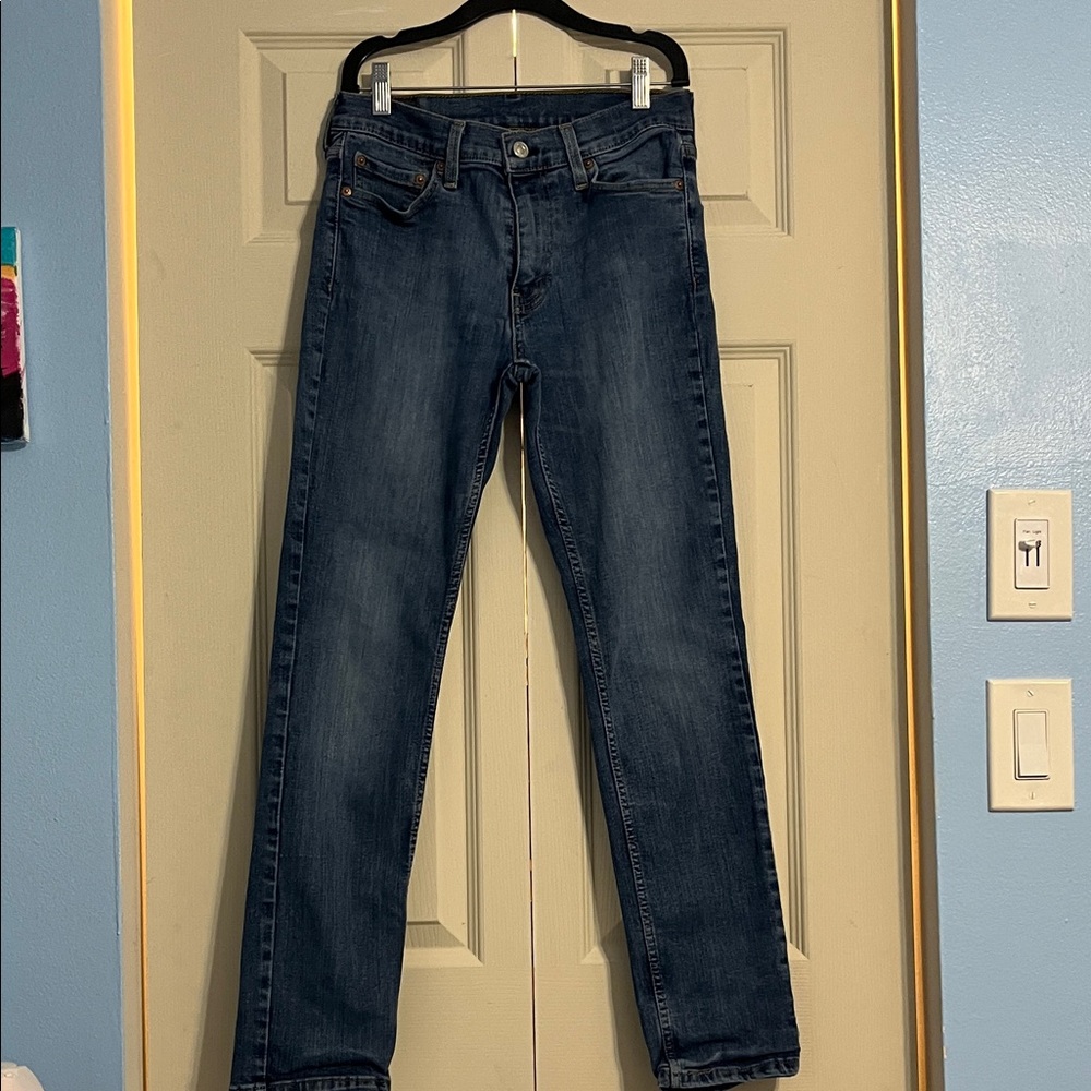 Levi's Dark Blue Straight Jeans